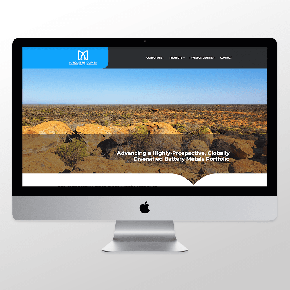 Marquee resources - screenshot on iMac