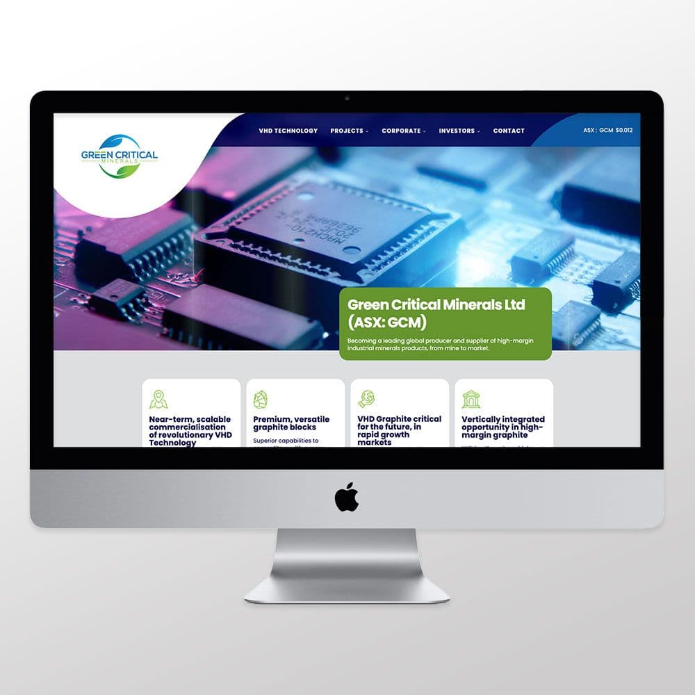 Green critical Minerals, screenshot